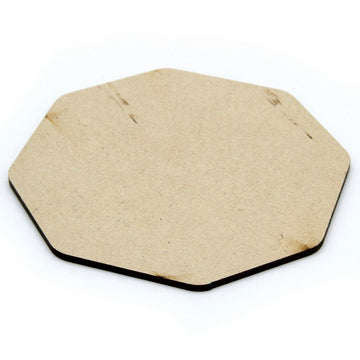 Tea Coaster MDF Hexagon 3.9inch 2MM 4Pc Set TCMH01