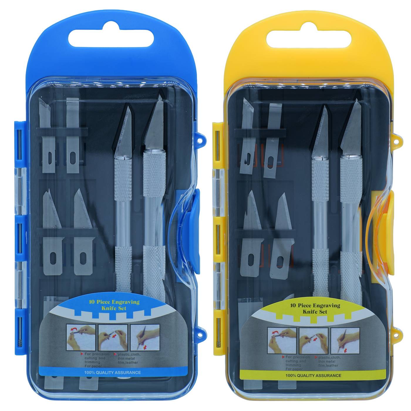 Hobby Knife Carving Set 10 Piece - angle 2