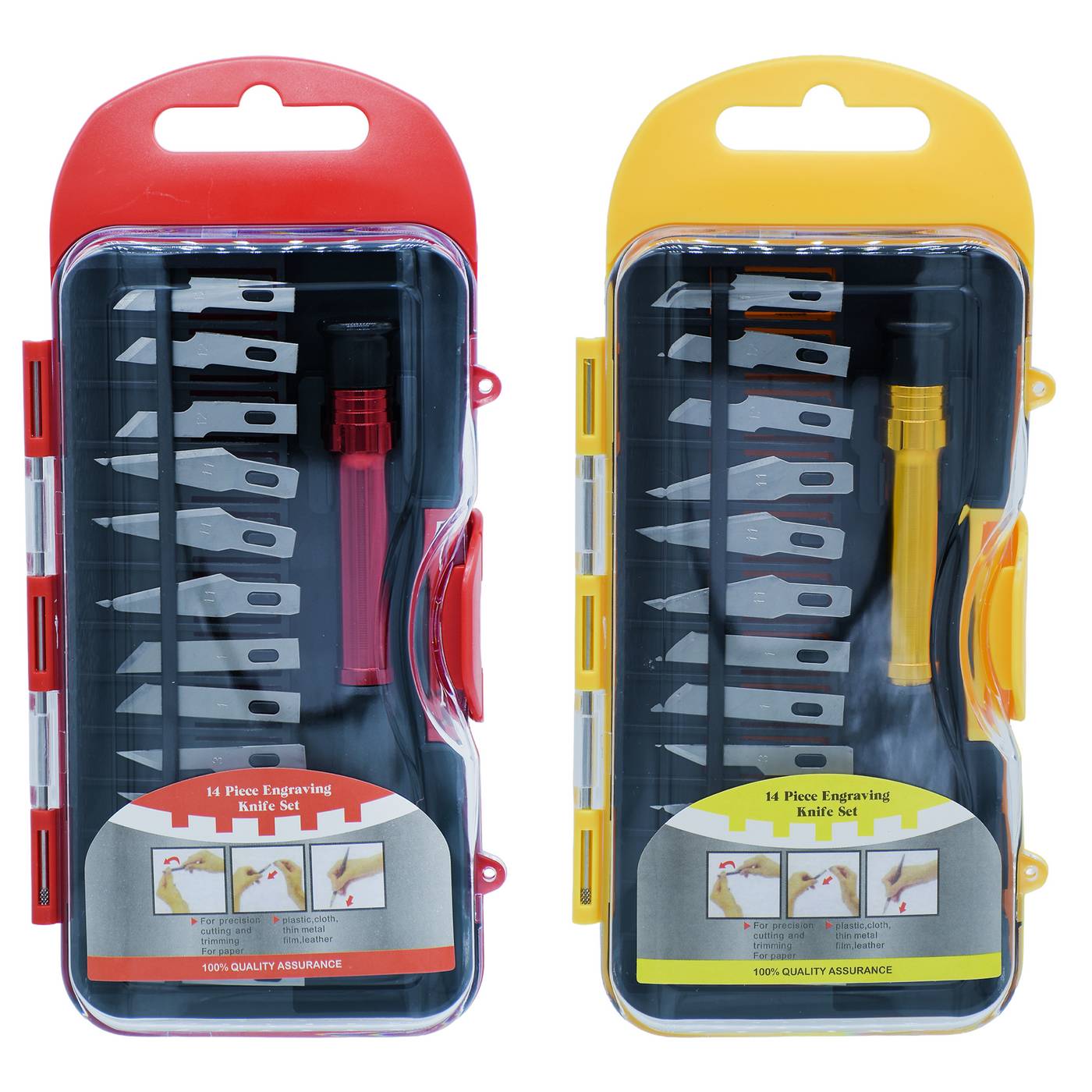 Hobby Knife Carving Set 14 Piece - angle 2