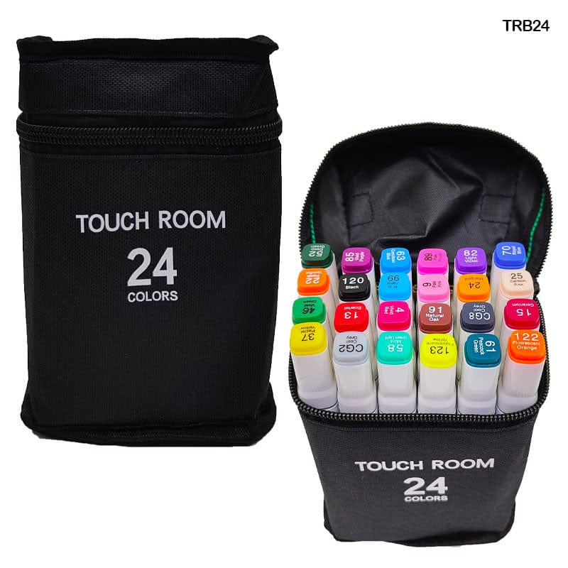 Touch Room Marker 24 Black Pouch (Trb24)