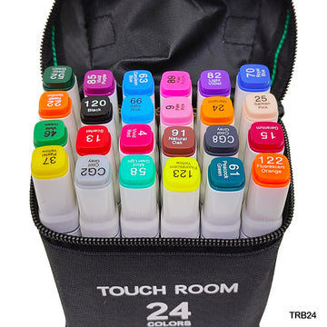 Touch Room Marker 24 Black Pouch (Trb24)