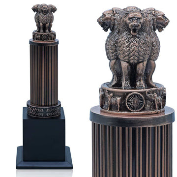 Desktop Metal Ashoka Pillar 28CM Copper