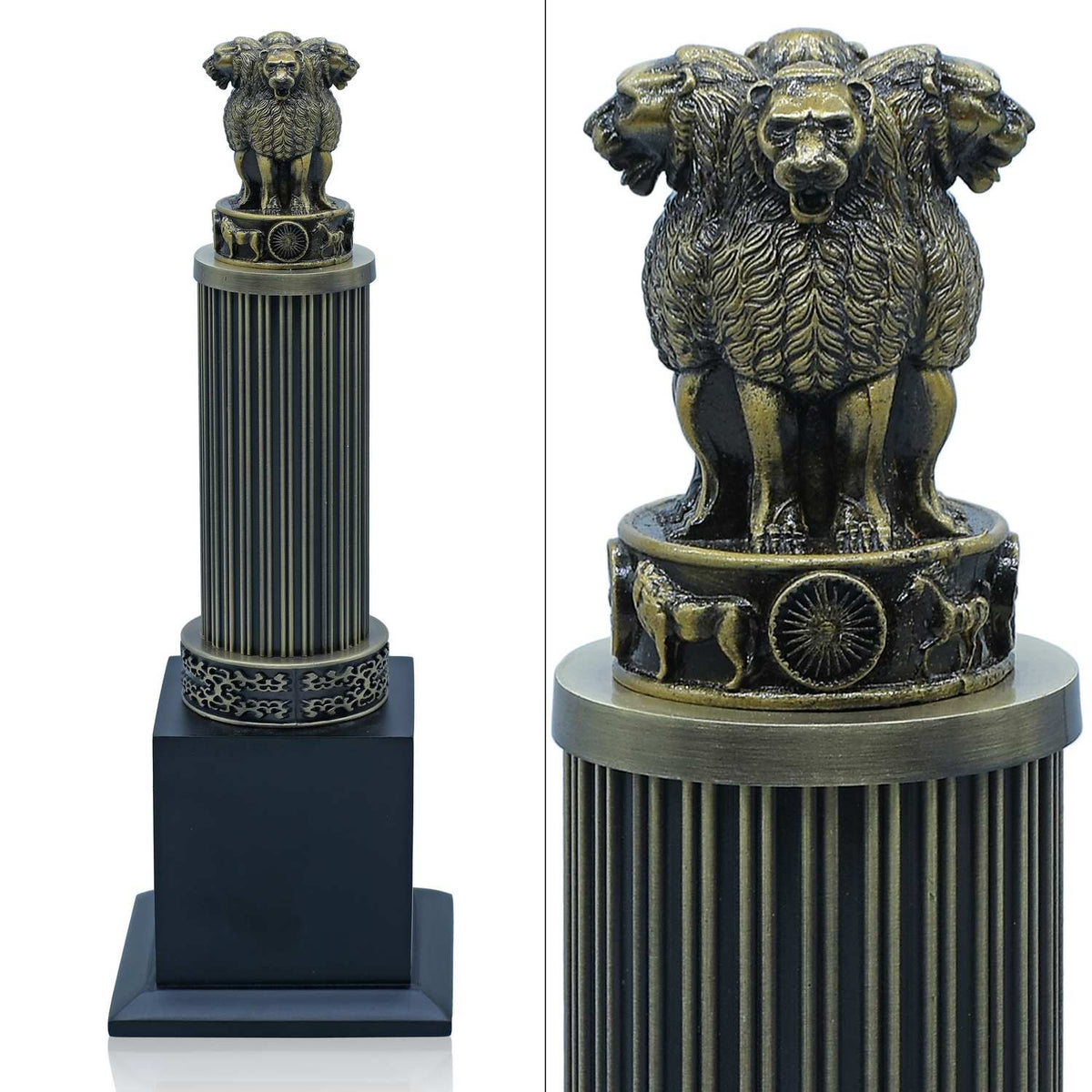 Desktop Metal Ashoka Pillar 28CM Mehndi