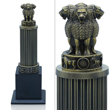 Desktop Metal Ashoka Pillar 28CM Mehndi