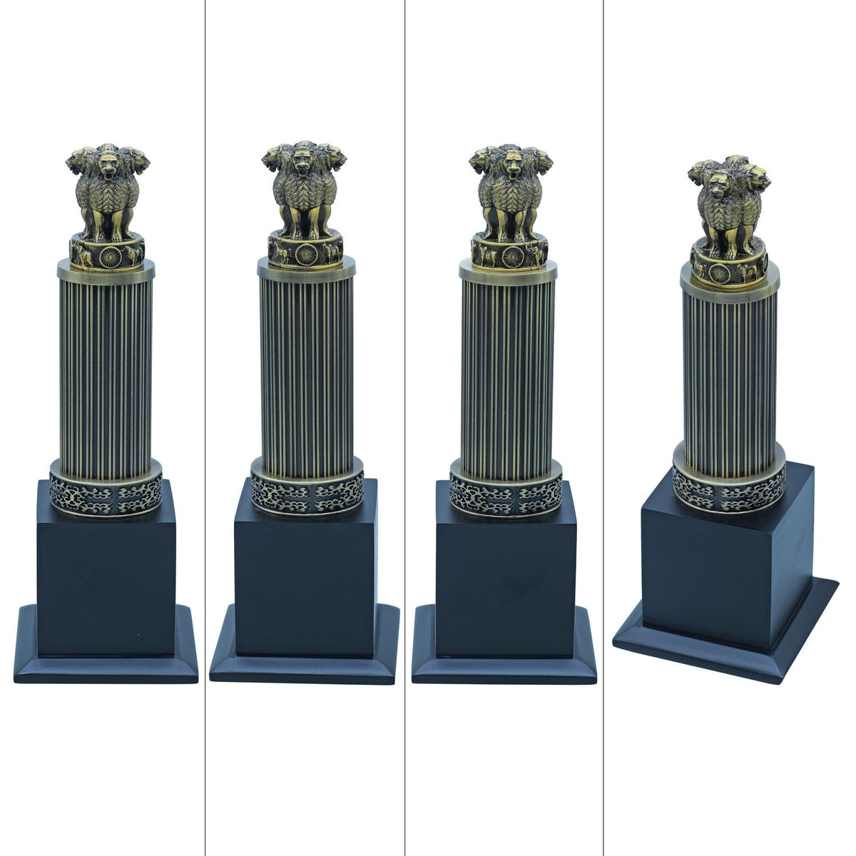 Desktop Metal Ashoka Pillar 28CM Mehndi view 2
