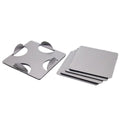Tea Coaster Steel Square TT345