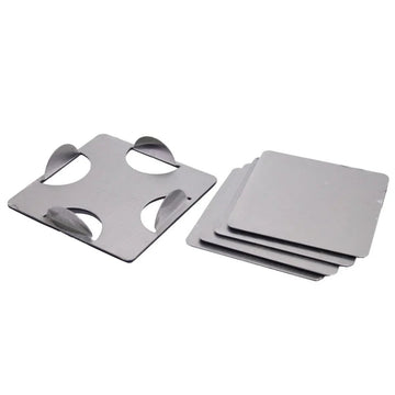 Tea Coaster Steel Square TT345