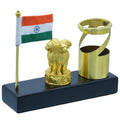Table Top Pen Stand With Ashoka Chakra view 2