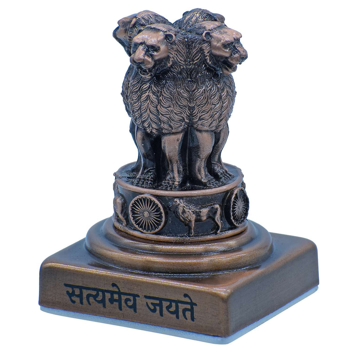Desktop Metal Ashoka Stambh 8CM Copper view 2