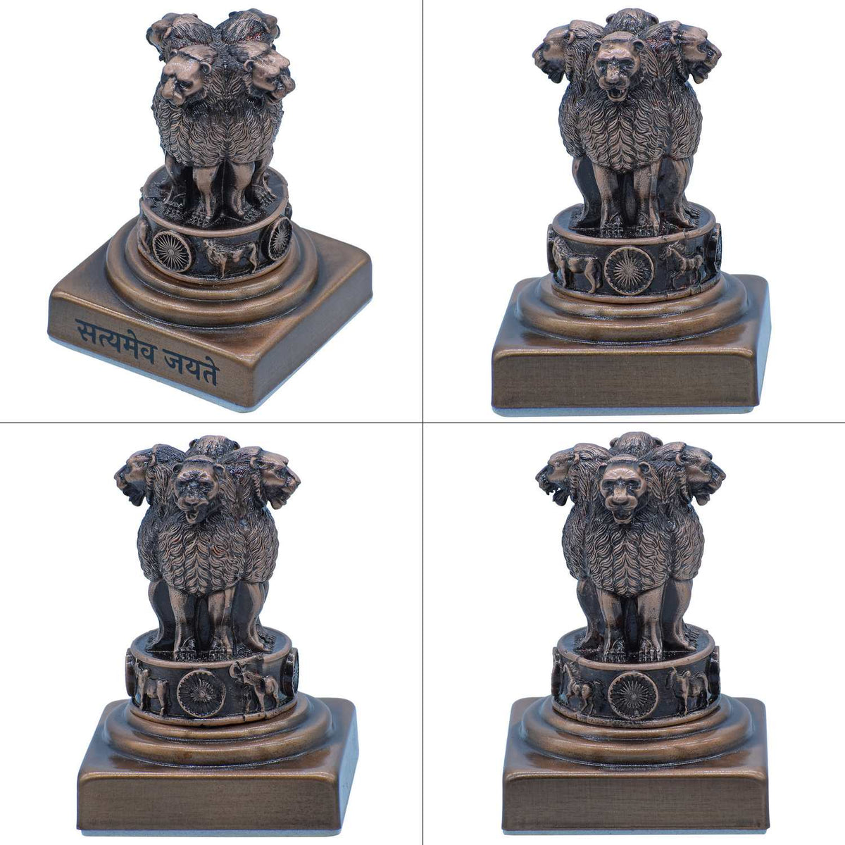 Desktop Metal Ashoka Stambh 8CM Copper view 3