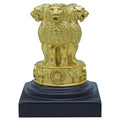 Desktop Metal Ashoka Stambh 8CM Gold view 3