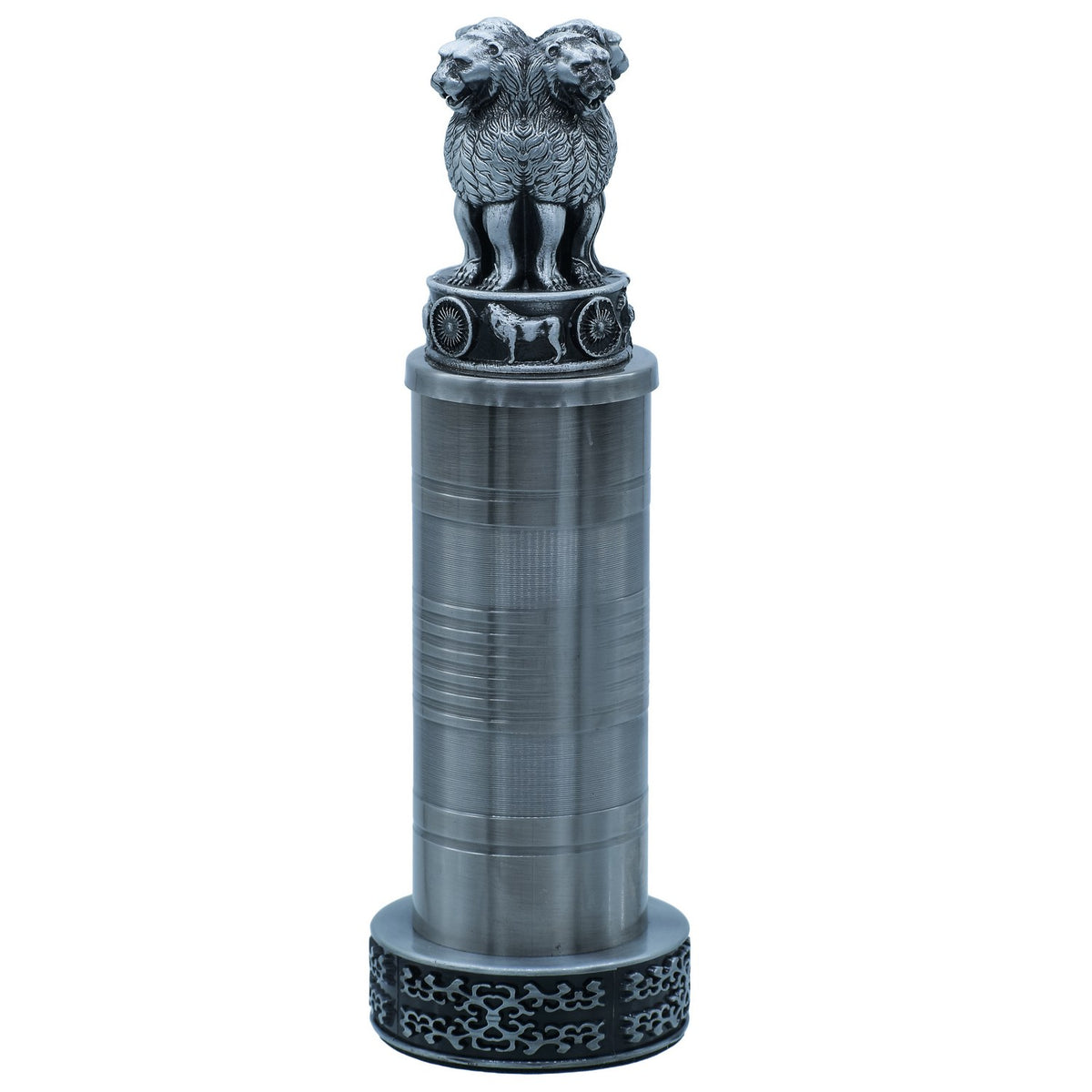 Metal Ashoka Pillar 19CM Antique Black view 3