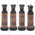 Metal Ashoka Pillar 19CM Copper view 2