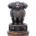 Metal Ashoka Pillar 19CM Copper view 3
