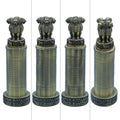 Metal Ashoka Pillar 19CM Mehndi view 2