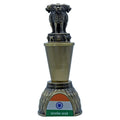 Desktop Metal Ashoka Pillar Flag 11CM Mehndi
