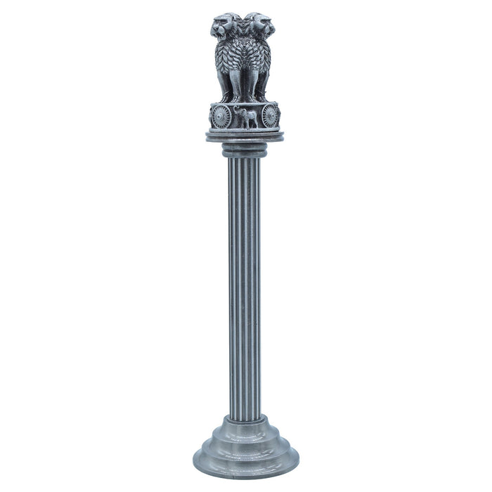 Table Top Ashoka Pillar Long 192MM Black – Ashoka Stambh Desk Showpiece