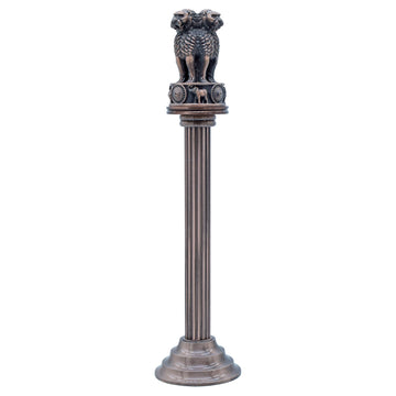 Table Top Ashoka Pillar Long 192MM Copper