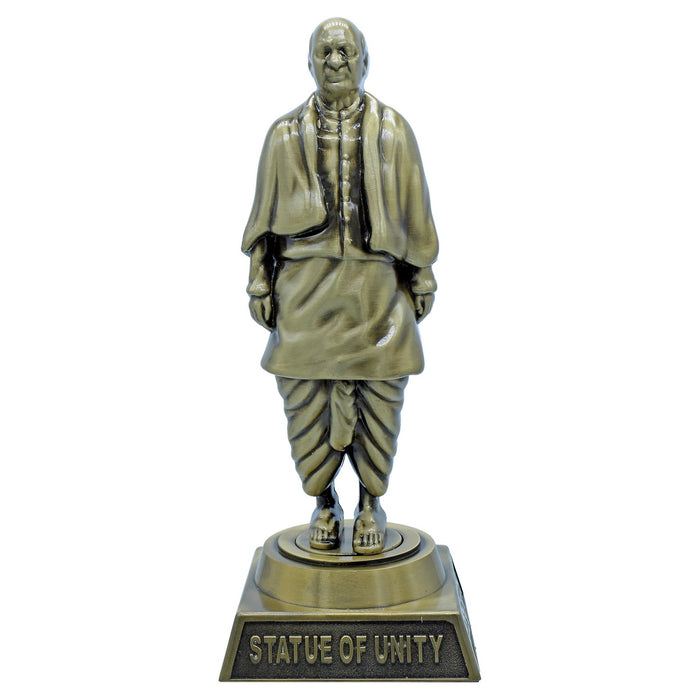 Table Top Statue Of Unity Mehndi Color – Desk Showpiece for Office & Home