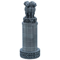 Metal Ashoka Pillar 16CM Black view 3