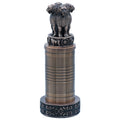 Metal Ashoka Pillar 16CM Copper view 3
