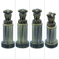 Metal Ashoka Pillar 16CM Mehndi view 2