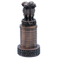 Metal Ashoka Pillar 14CM Copper view 3