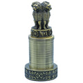 Metal Ashoka Pillar 14CM Mehndi view 3