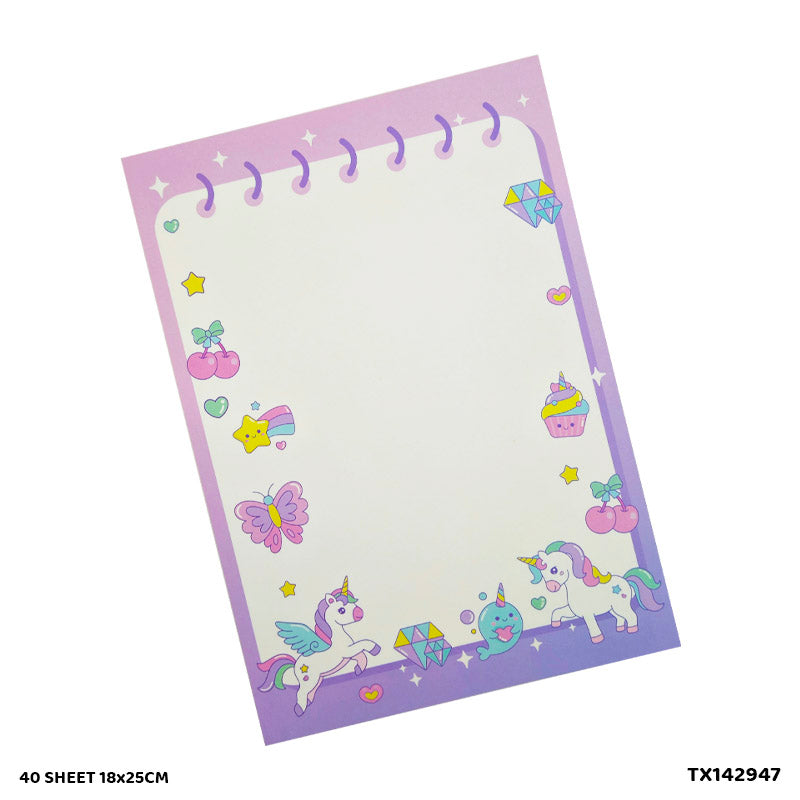 Planner Paper 18x25cm - 40 Sheets (Design 1)