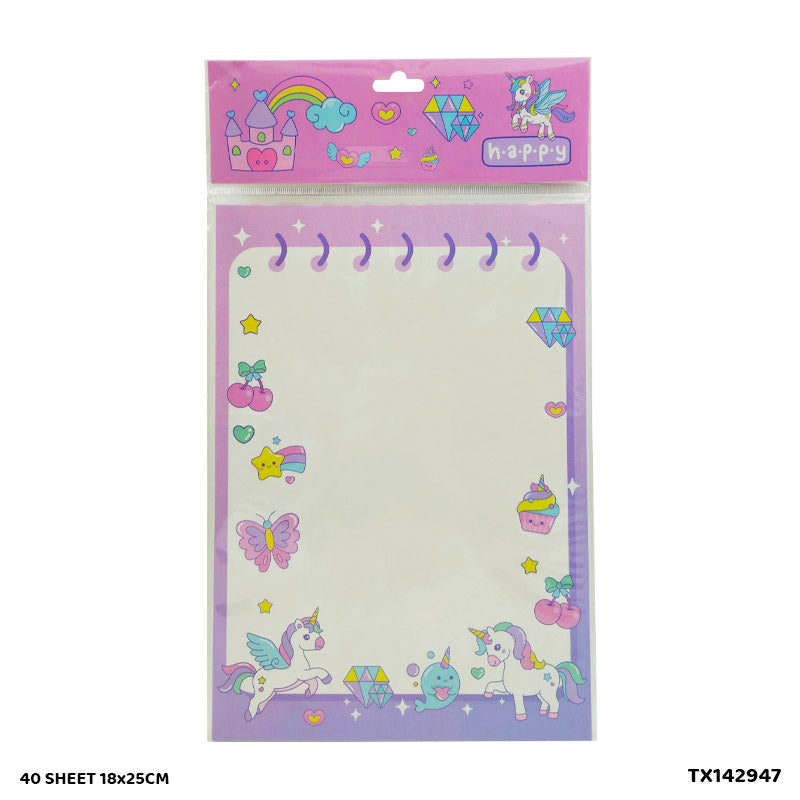 Planner Paper 18x25cm - 40 Sheets (Design 1)