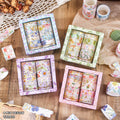 Flower Washi Tape Set - 12 Pcs for Journaling & Scrapbooking