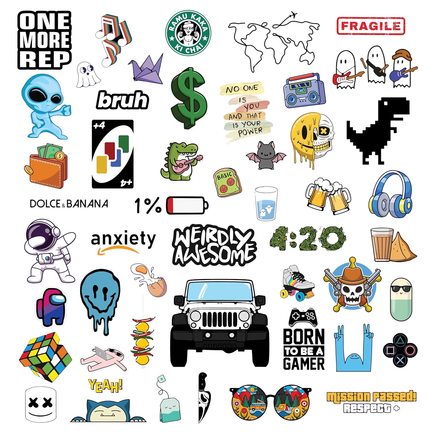 Thar Vinyl stickers- Pack of 50