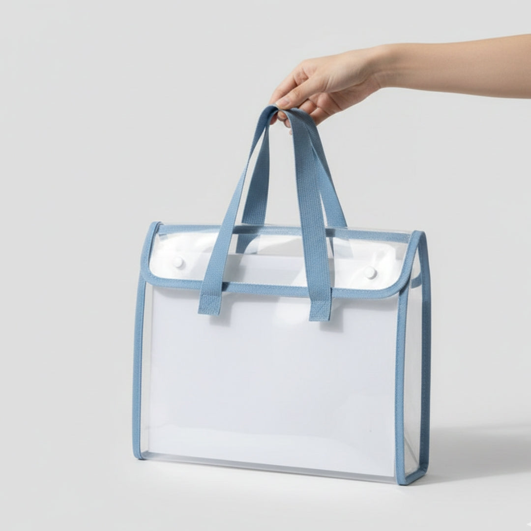 Transparent Document Tote Bag (A4 Size) Pack of 1