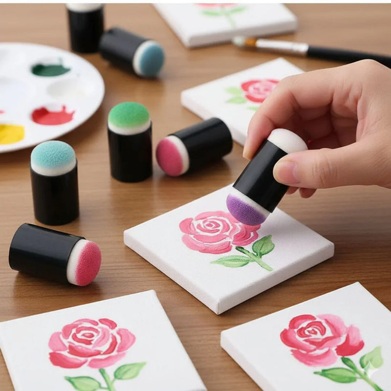 (Buy 1 Get 1 Free) Finger Sponge Brushes for Kids' Activities