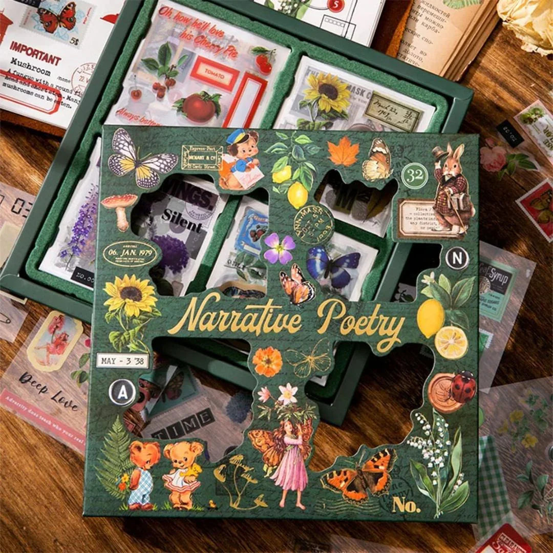 Premium Journal Aesthetic Stickers | Pack Of 25 Sheets I works on resin too