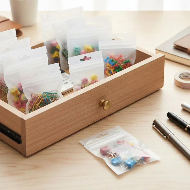 Clear PP Packing Bags for Small Business | 160x230mm 100 Pcs