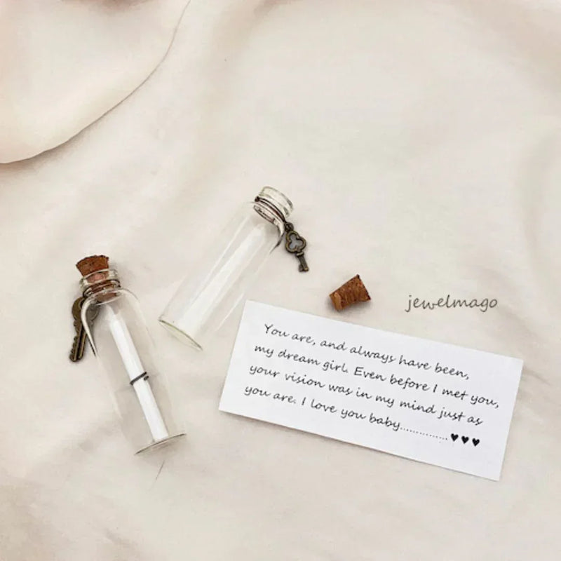 Glass Messages Bottle 12 Pcs Set 18*50 50MM GMB18X50