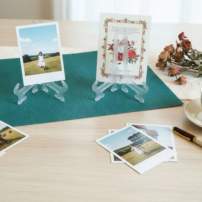 8 inch Acrylic easel for Canvas MDF Resin Frame Stands for Professional Photo and Art Display