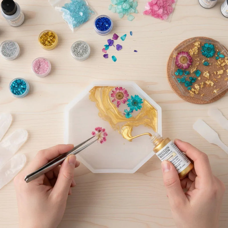 Silicone Mould Octagon Coaster Small – Durable & Flexible Resin Casting Mold for DIY Crafts SMOC00