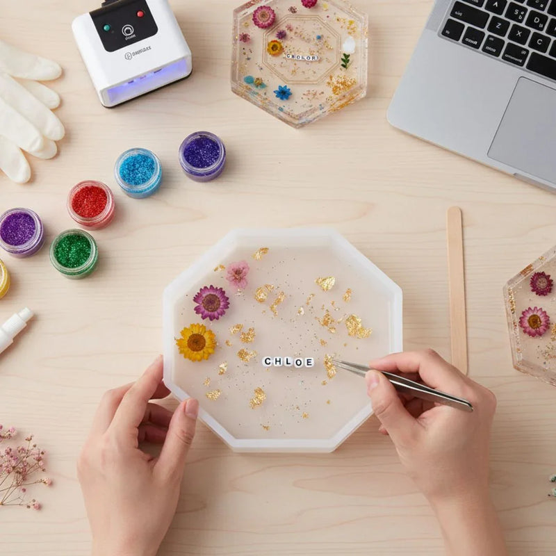 Silicone Mould Octagon Coaster Small – Durable & Flexible Resin Casting Mold for DIY Crafts SMOC00