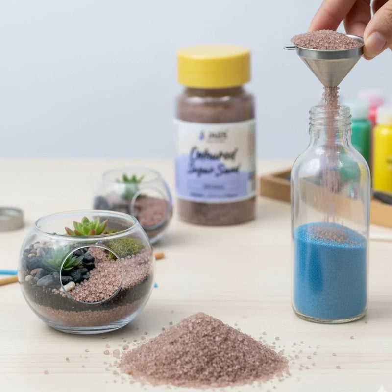 Jags Coloured Sugar Sand 150Gms Brown JCS150BN