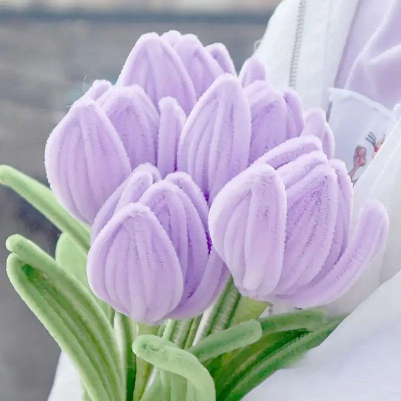 Lilac Plain Pipe Cleaner for Craft and Bouquet l