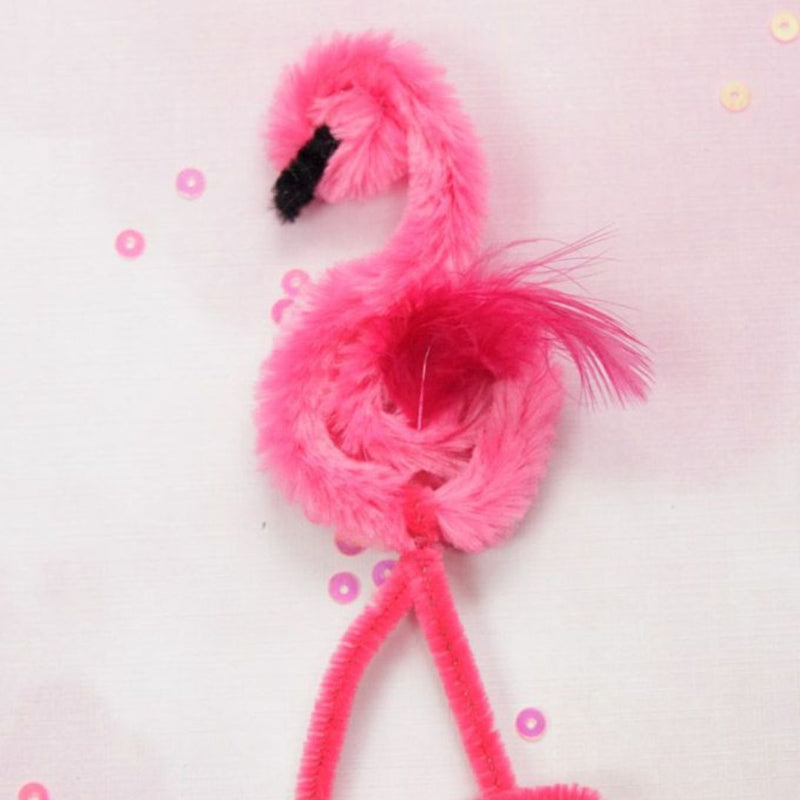 Pink Plain Pipe Cleaner for Craft and Bouquet l 100 PCS