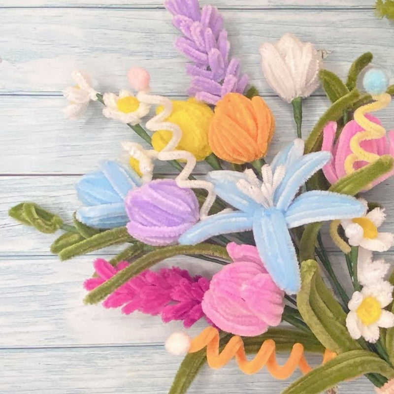 Pastel Pipe Cleaner Plain 90-100Pc Multi Colored (Pc100P)  (Contain 1 Unit)