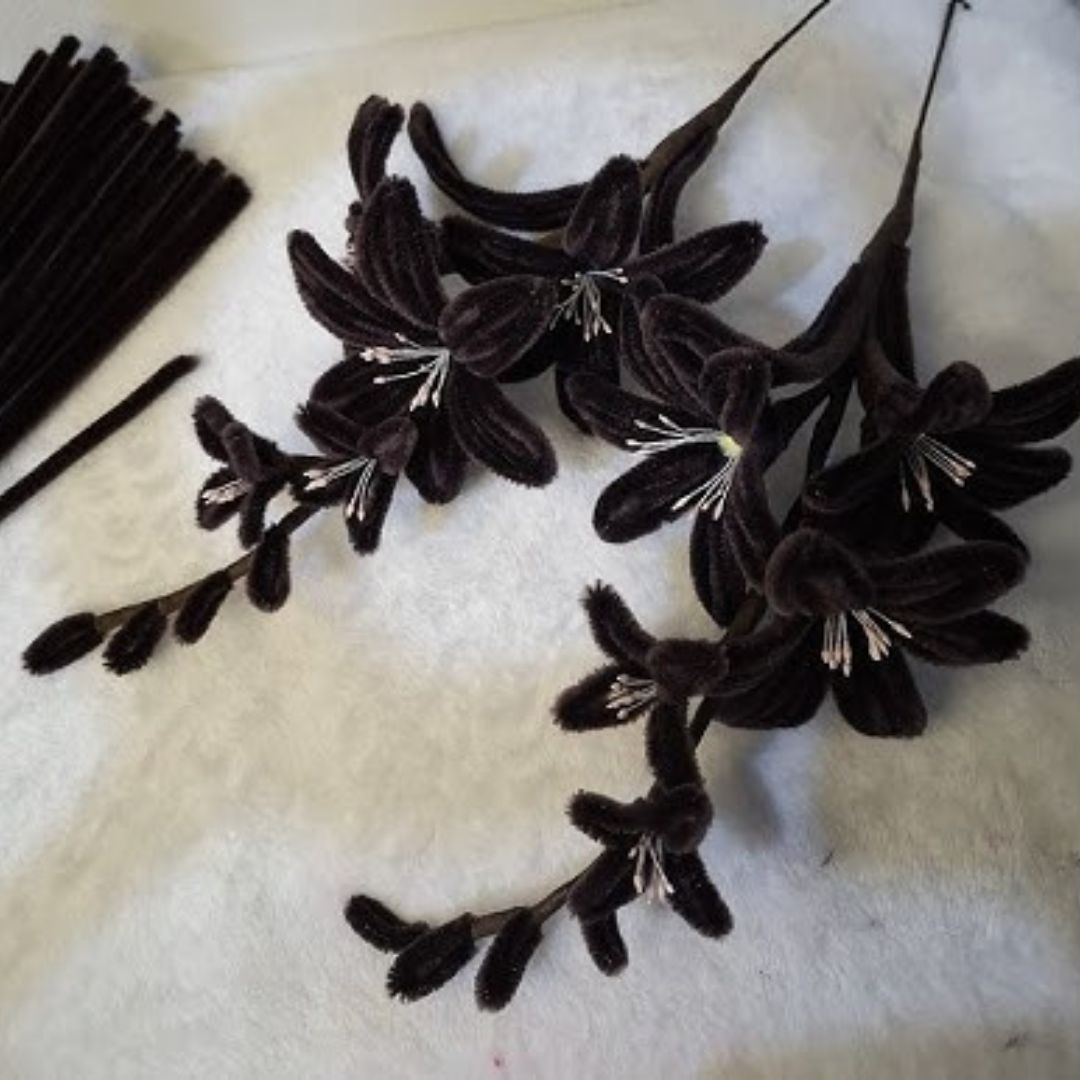 Pipe Cleaner Plain 100Pc Black (T13)