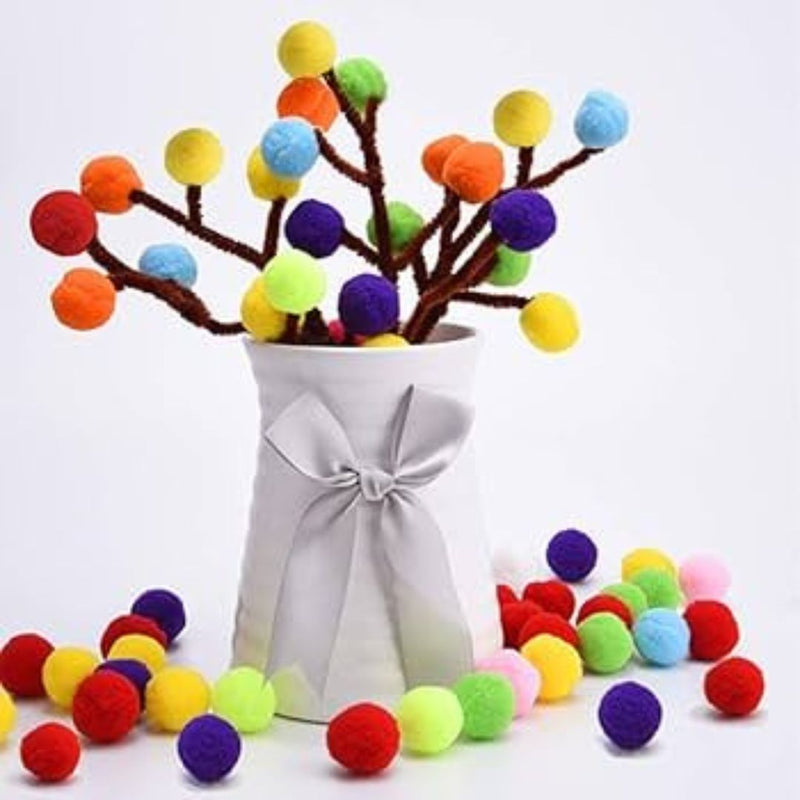 Craft Pom Pom Ball Big 3mm 25Pcs CPBB00
