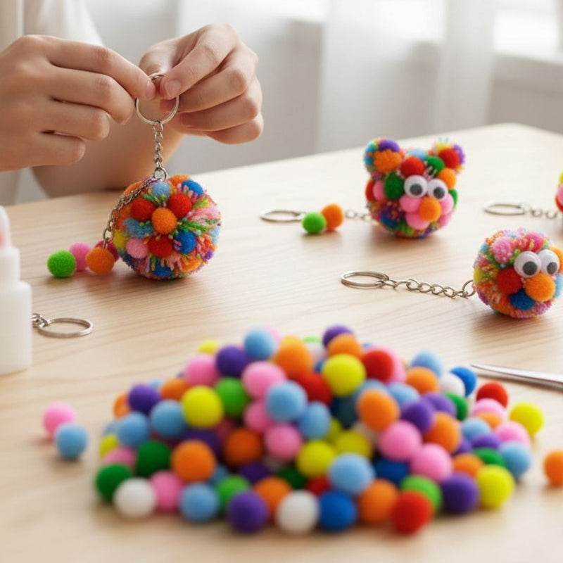 Craft Pom Pom Ball Big 3mm 25Pcs CPBB00