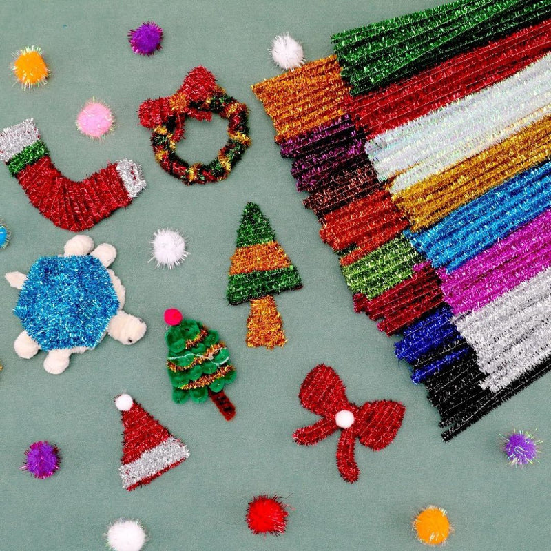 Pipe Cleaner glitter edition for Christmas decoration | Limited Edition