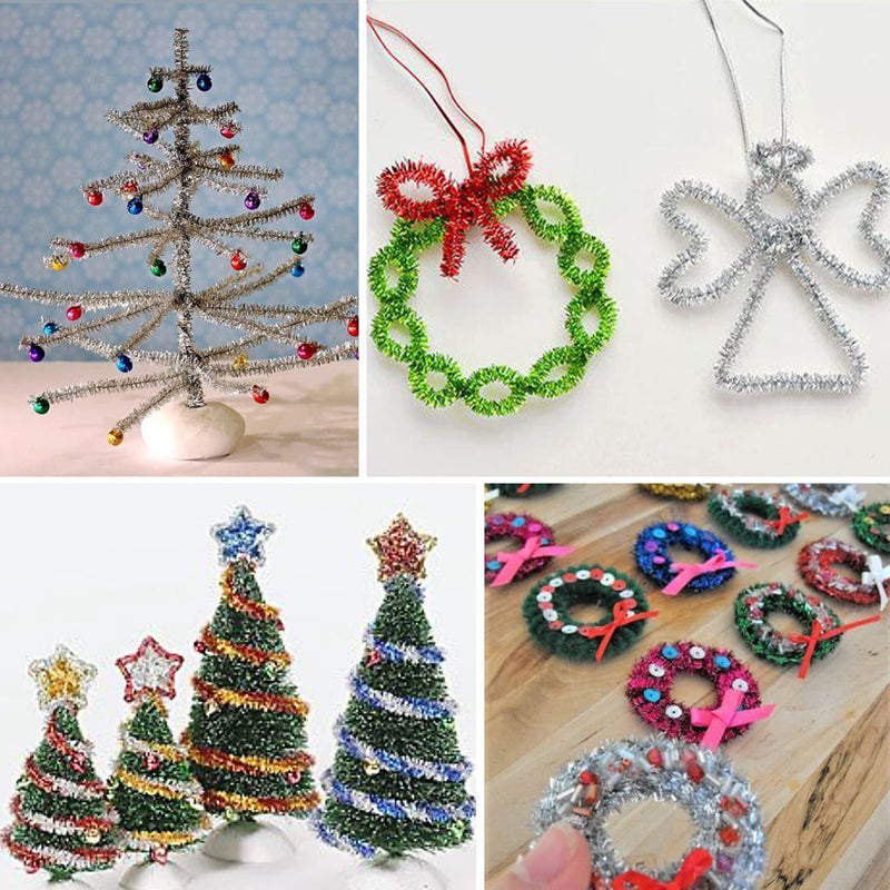 Pipe Cleaner glitter edition for Christmas decoration | Limited Edition