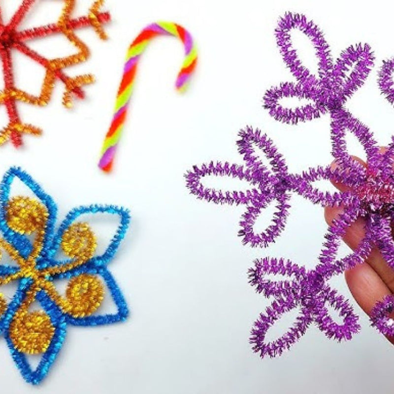 Pipe Cleaner glitter edition for Christmas decoration | Limited Edition